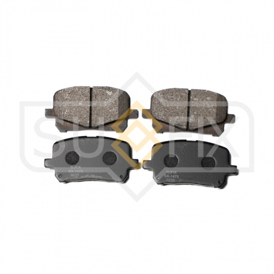 КОЛОДКИ ТОРМОЗНЫЕ ДИСКОВЫЕ SUFIX SX1475