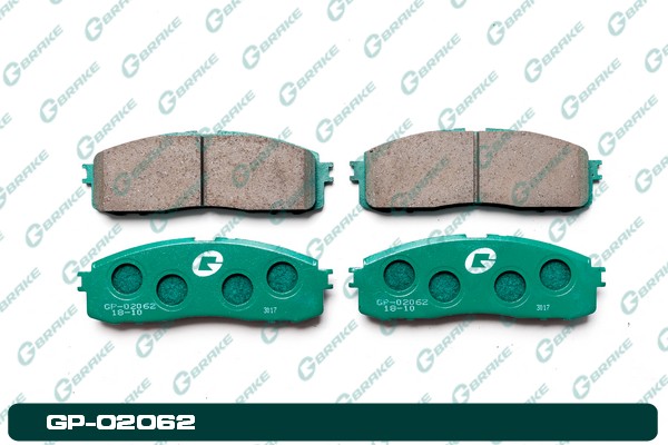 КОЛОДКИ ТОРМОЗНЫЕ ДИСКОВЫЕ G-BRAKE GP02062