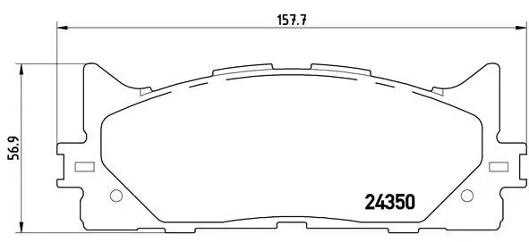 КОЛОДКИ ТОРМОЗНЫЕ ДИСКОВЫЕ TOKICO RN689