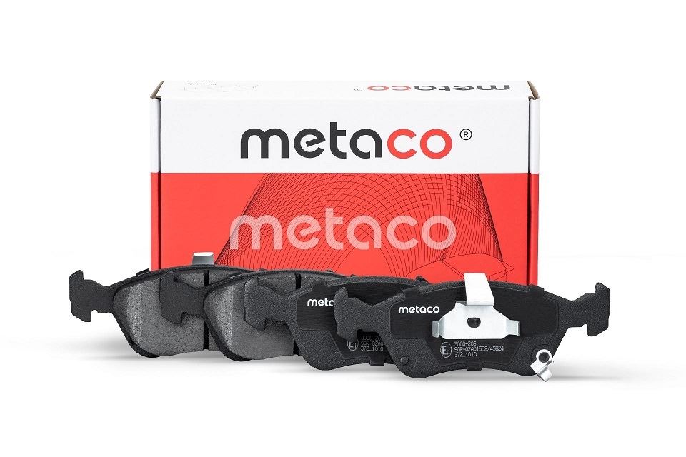 КОЛОДКИ ТОРМОЗНЫЕ ДИСКОВЫЕ METACO 3000206