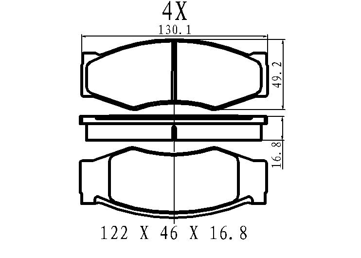 КОЛОДКИ ТОРМОЗНЫЕ ДИСКОВЫЕ JD JBP0220