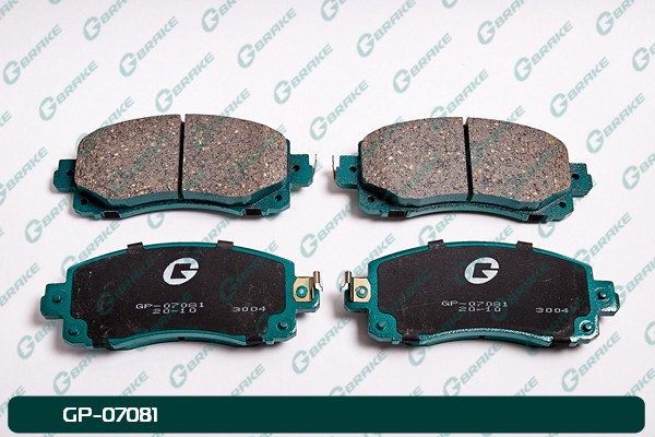 КОЛОДКИ ТОРМОЗНЫЕ ДИСКОВЫЕ G-BRAKE GP07081