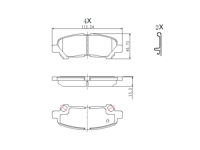 КОЛОДКИ ТОРМОЗНЫЕ ДИСКОВЫЕ JD JBP0366