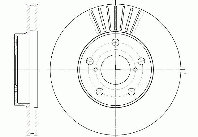 ДИСК ТОРМОЗНОЙ G-BRAKE GR02825