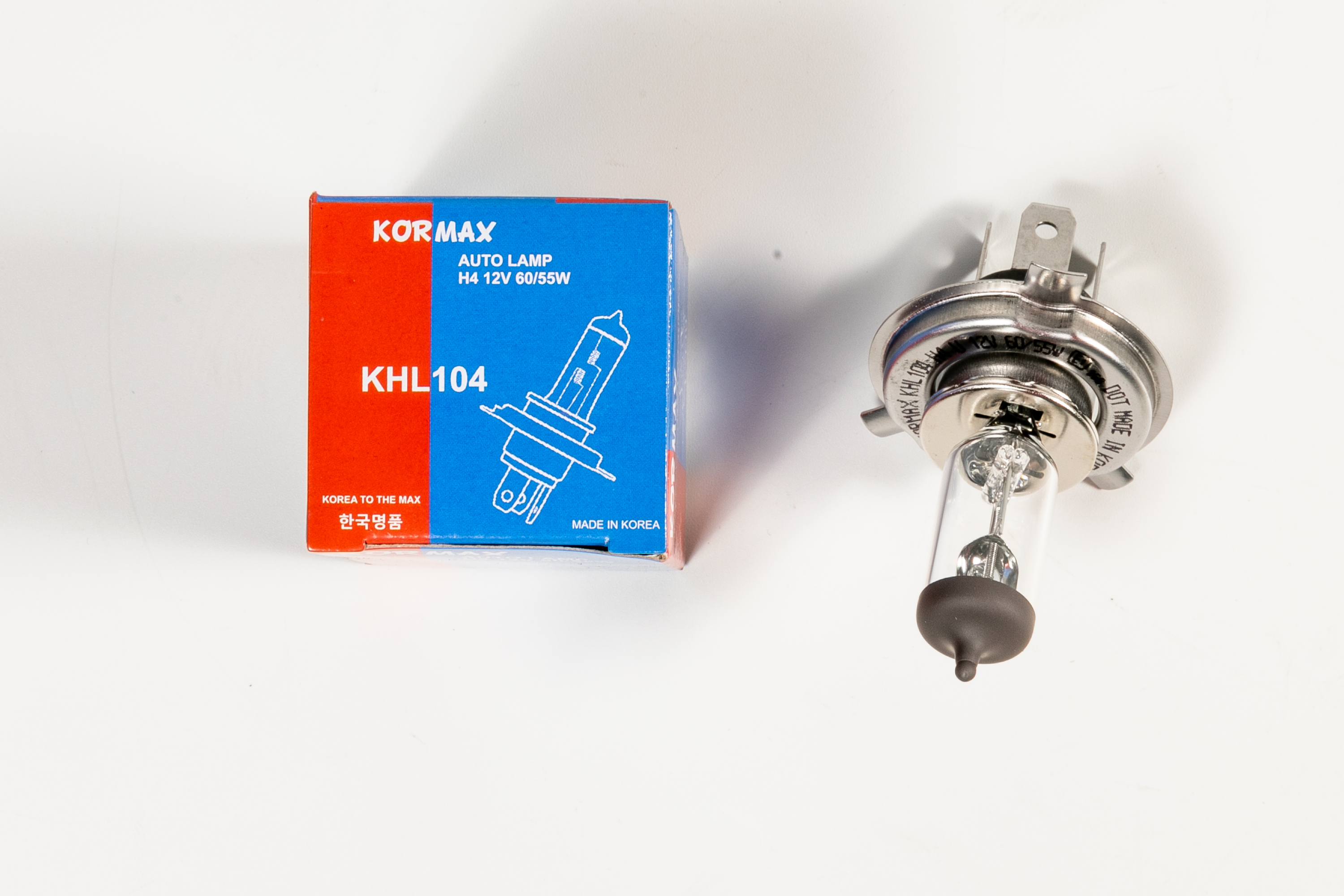 ЛАМПОЧКА KORMAX KHL104 H4 12V 60/55Вт. Накаливания P43t-38