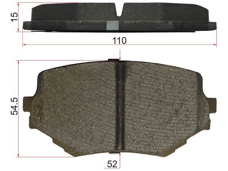 КОЛОДКИ ТОРМОЗНЫЕ ДИСКОВЫЕ SAT ST5520065D50