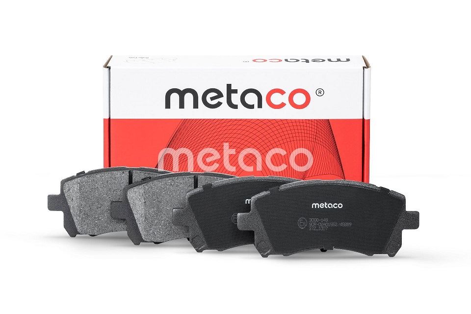 КОЛОДКИ ТОРМОЗНЫЕ ДИСКОВЫЕ METACO 3000149