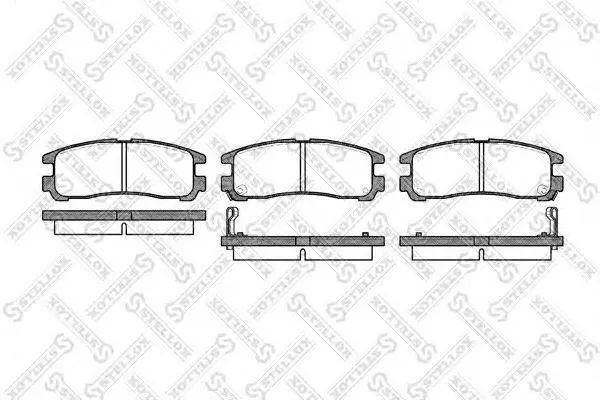 КОЛОДКИ ТОРМОЗНЫЕ ДИСКОВЫЕ STELLOX 302002SX