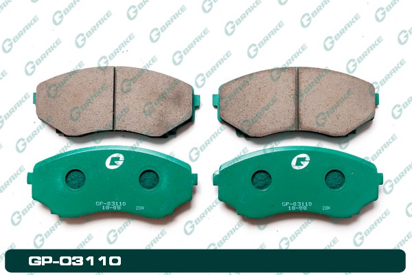 КОЛОДКИ ТОРМОЗНЫЕ ДИСКОВЫЕ G-BRAKE GP03110