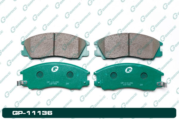 КОЛОДКИ ТОРМОЗНЫЕ ДИСКОВЫЕ G-BRAKE GP11136