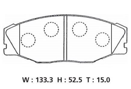 КОЛОДКИ ТОРМОЗНЫЕ ДИСКОВЫЕ IXAT X3P0161