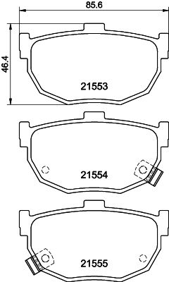 КОЛОДКИ ТОРМОЗНЫЕ ДИСКОВЫЕ PARAUT N282182Y
