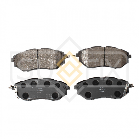 КОЛОДКИ ТОРМОЗНЫЕ ДИСКОВЫЕ SUFIX SX1417