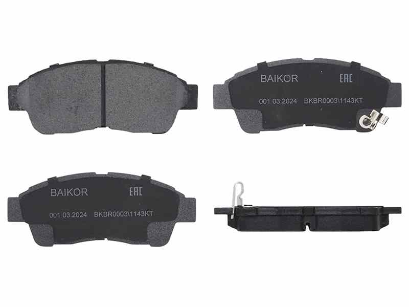 КОЛОДКИ ТОРМОЗНЫЕ ДИСКОВЫЕ BAIKOR BKBR0003