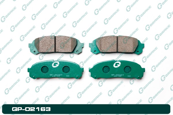 КОЛОДКИ ТОРМОЗНЫЕ ДИСКОВЫЕ G-BRAKE GP02163