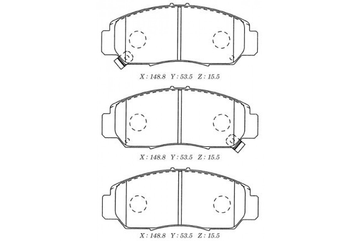 КОЛОДКИ ТОРМОЗНЫЕ ДИСКОВЫЕ KASHIYAMA D5113M