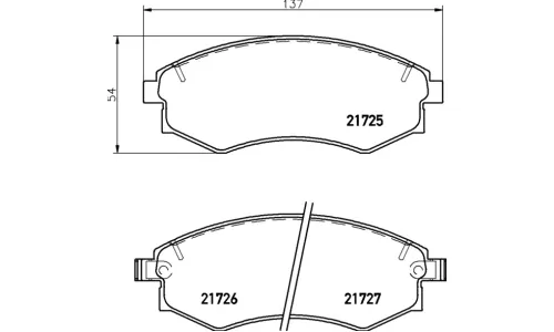 КОЛОДКИ ТОРМОЗНЫЕ ДИСКОВЫЕ NISSHINBO PF2245