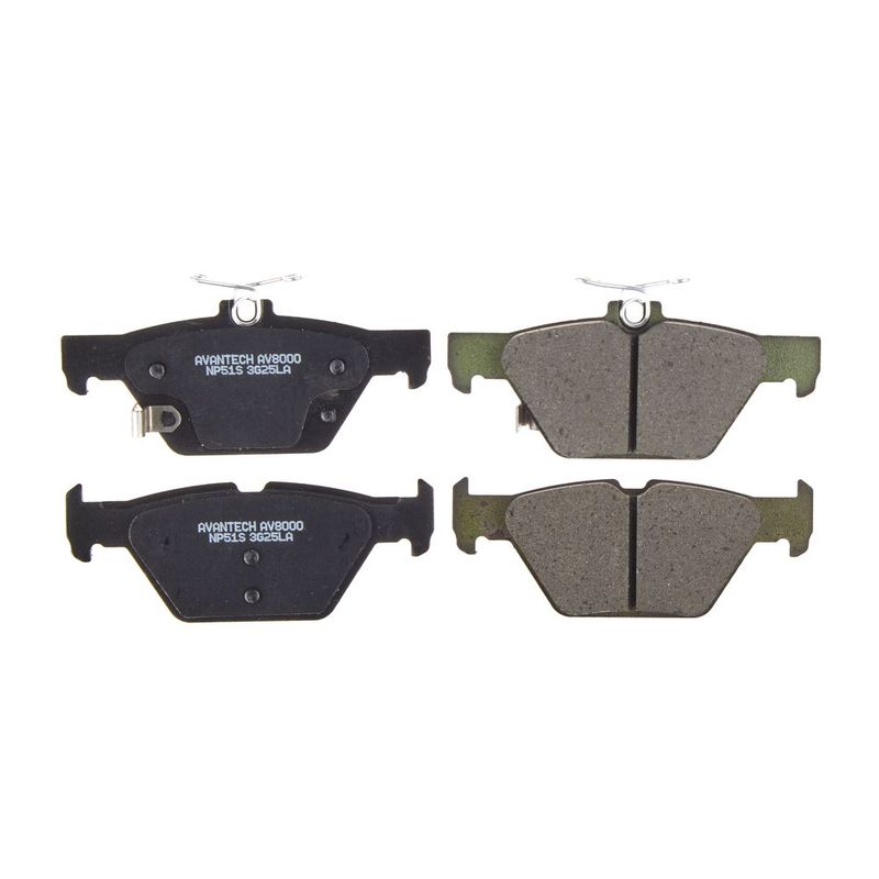 КОЛОДКИ ТОРМОЗНЫЕ ДИСКОВЫЕ AVANTECH AV8000