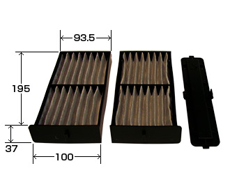 ФИЛЬТР САЛОННЫЙ VIC AC301EX