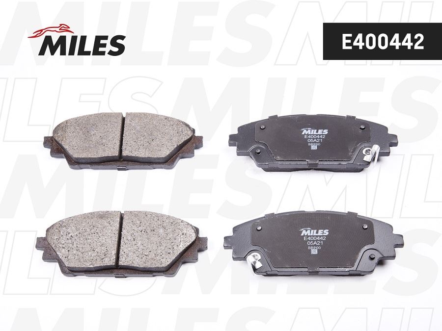 КОЛОДКИ ТОРМОЗНЫЕ ДИСКОВЫЕ MILES E400442