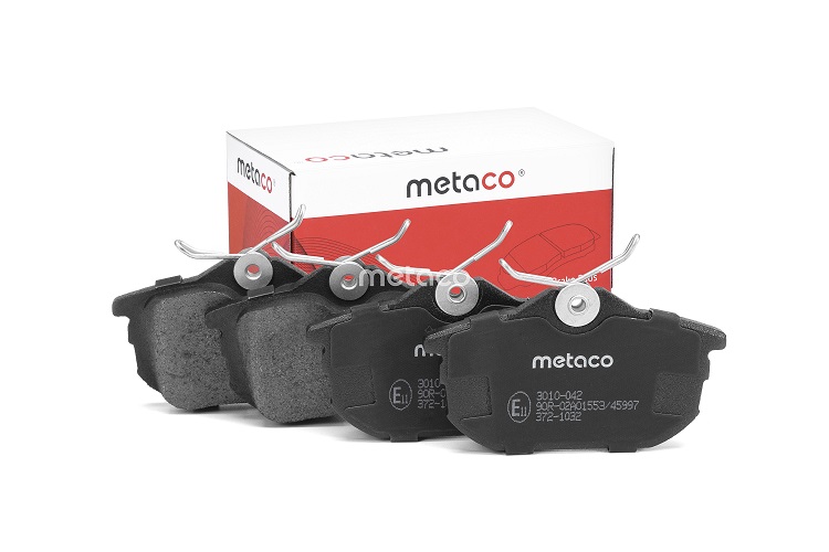 КОЛОДКИ ТОРМОЗНЫЕ ДИСКОВЫЕ METACO 3010042