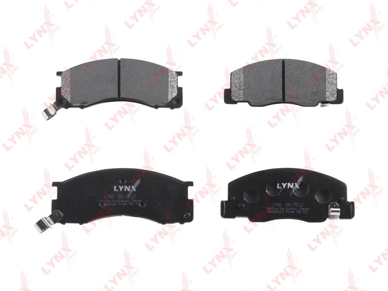 КОЛОДКИ ТОРМОЗНЫЕ ДИСКОВЫЕ LYNXauto BD7512