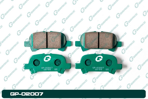 КОЛОДКИ ТОРМОЗНЫЕ ДИСКОВЫЕ G-BRAKE GP02007