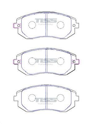 КОЛОДКИ ТОРМОЗНЫЕ ДИСКОВЫЕ PARAUT S281093Y