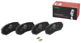 КОЛОДКИ ТОРМОЗНЫЕ ДИСКОВЫЕ BREMBO P79018