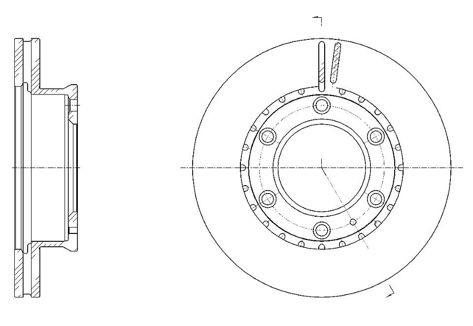 ДИСК ТОРМОЗНОЙ G-BRAKE GR20618