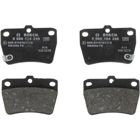 КОЛОДКИ ТОРМОЗНЫЕ ДИСКОВЫЕ BOSCH 0986494350