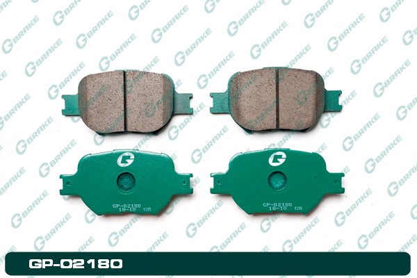 КОЛОДКИ ТОРМОЗНЫЕ ДИСКОВЫЕ G-BRAKE GP02180