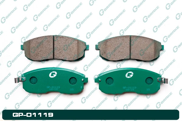 КОЛОДКИ ТОРМОЗНЫЕ ДИСКОВЫЕ G-BRAKE GP01119