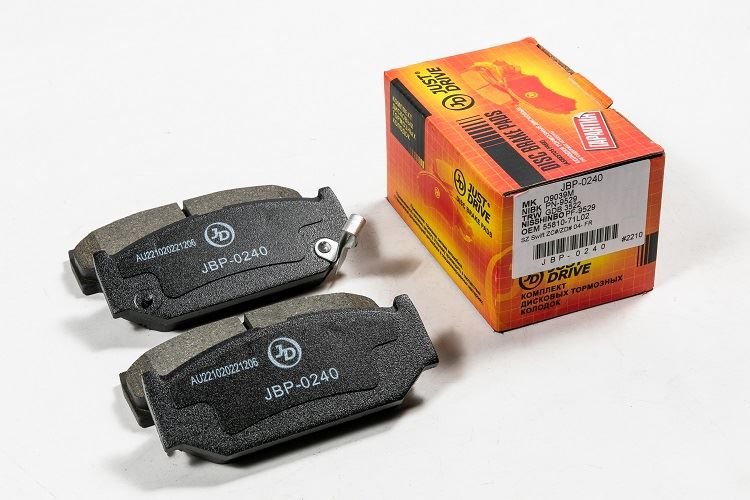 КОЛОДКИ ТОРМОЗНЫЕ ДИСКОВЫЕ JD JBP0240