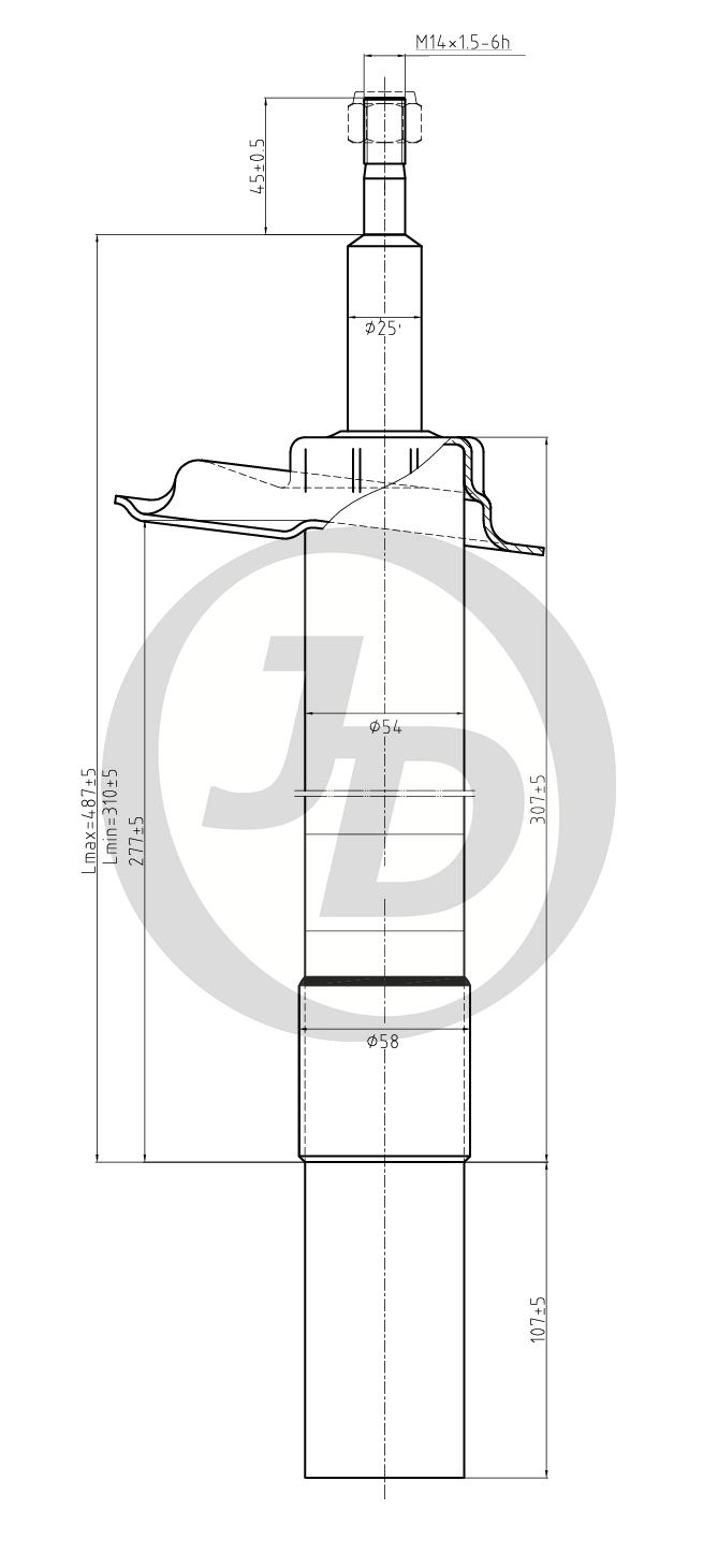СТОЙКА ГАЗОМАСЛЯНАЯ JD JAS0586