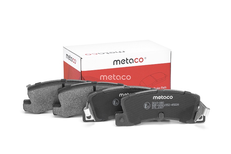 КОЛОДКИ ТОРМОЗНЫЕ ДИСКОВЫЕ METACO 3010080