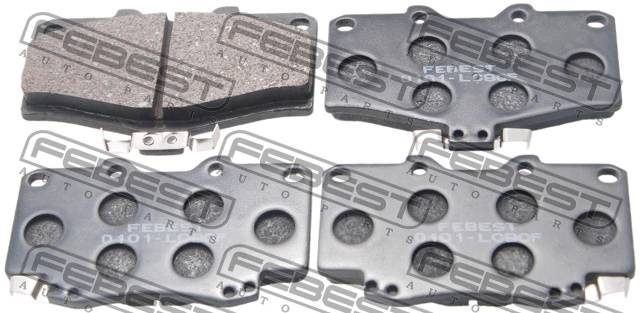КОЛОДКИ ТОРМОЗНЫЕ ДИСКОВЫЕ FEBEST 0101LC90F