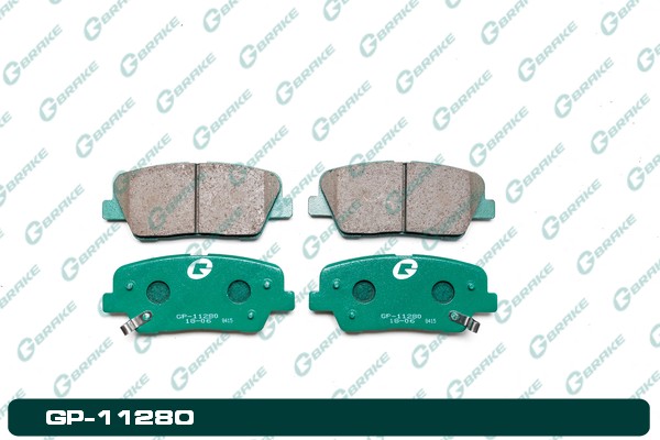 КОЛОДКИ ТОРМОЗНЫЕ ДИСКОВЫЕ G-BRAKE GP11280