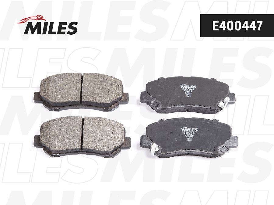 КОЛОДКИ ТОРМОЗНЫЕ ДИСКОВЫЕ MILES E400447