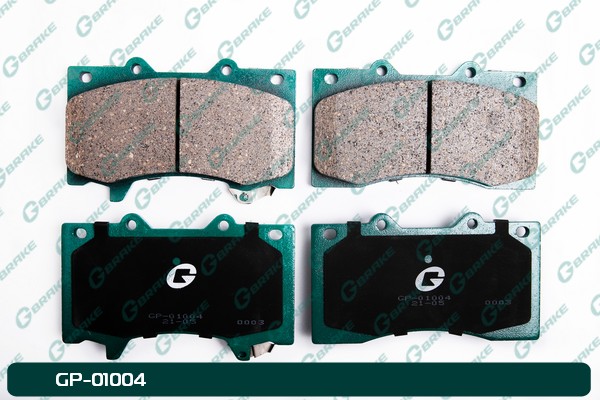 КОЛОДКИ ТОРМОЗНЫЕ ДИСКОВЫЕ G-BRAKE GP01004