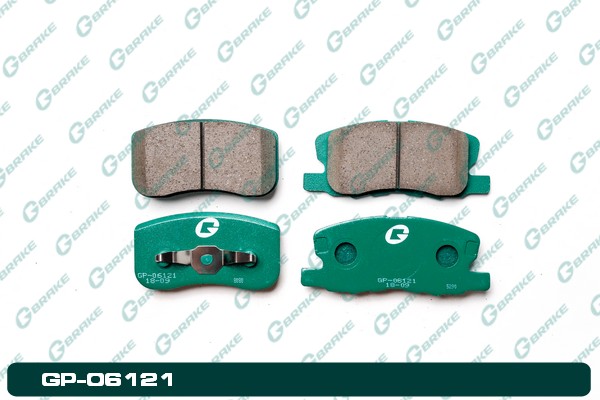 КОЛОДКИ ТОРМОЗНЫЕ ДИСКОВЫЕ G-BRAKE GP06121