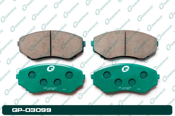 КОЛОДКИ ТОРМОЗНЫЕ ДИСКОВЫЕ G-BRAKE GP03099