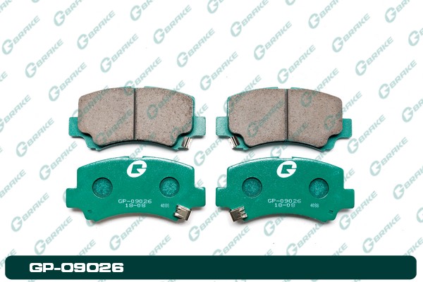 КОЛОДКИ ТОРМОЗНЫЕ ДИСКОВЫЕ G-BRAKE GP09026