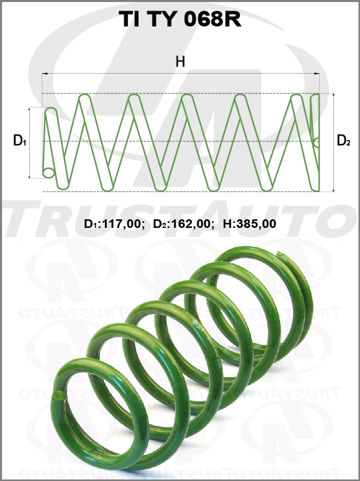 ПРУЖИНА ПОДВЕСКИ TRUSTAUTO TITY068R