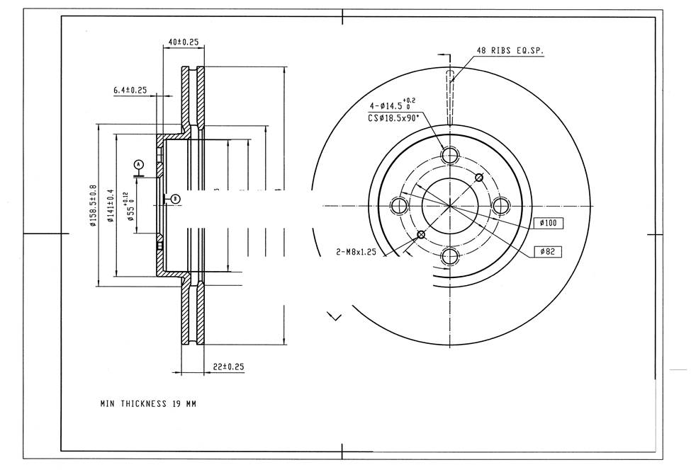 ДИСК ТОРМОЗНОЙ AVANTECH BR3003S