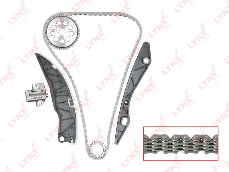 РЕМКОМПЛЕКТ ЦЕПИ ГРМ LYNXauto TK0022