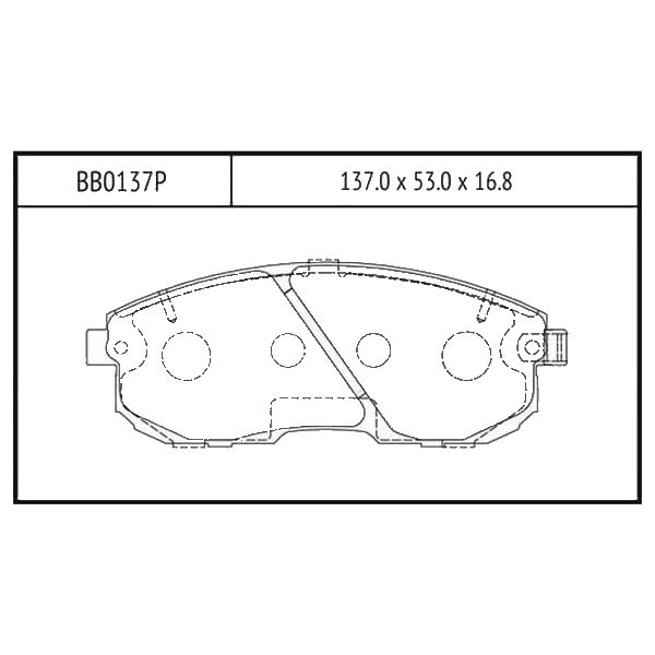 КОЛОДКИ ТОРМОЗНЫЕ ДИСКОВЫЕ IXAT X3P0160