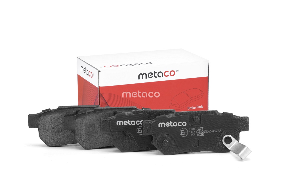 КОЛОДКИ ТОРМОЗНЫЕ ДИСКОВЫЕ METACO 3010077
