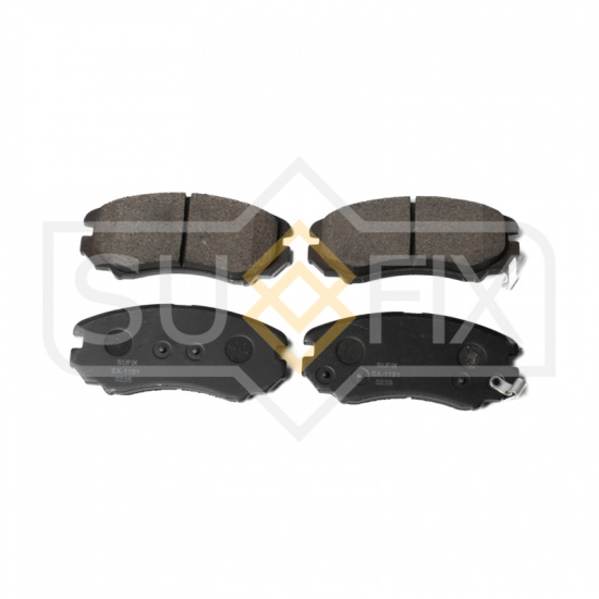 КОЛОДКИ ТОРМОЗНЫЕ ДИСКОВЫЕ SUFIX SX1191