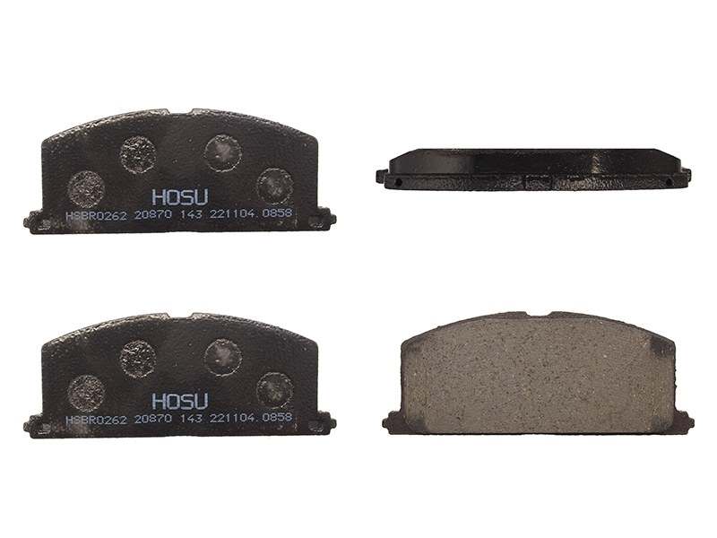 КОЛОДКИ ТОРМОЗНЫЕ ДИСКОВЫЕ HOSU HSBR0262
